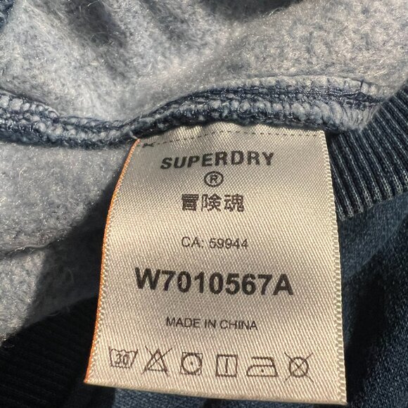 Superdry joggers women's size US6 slim fit indigo blue new with tag - Picture 10 of 10